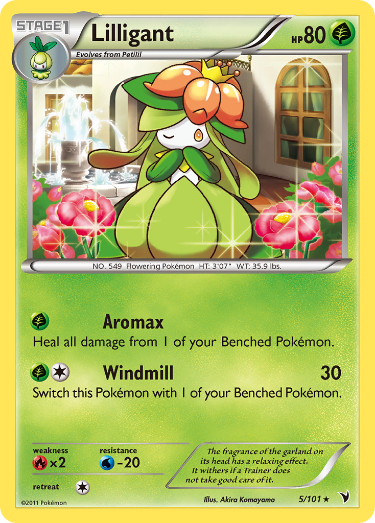 Lilligant (5/101) [Black & White: Noble Victories] | Galaxy Games LLC