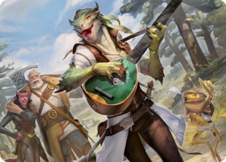Wandering Troubadour Art Card [Dungeons & Dragons: Adventures in the Forgotten Realms Art Series] | Galaxy Games LLC