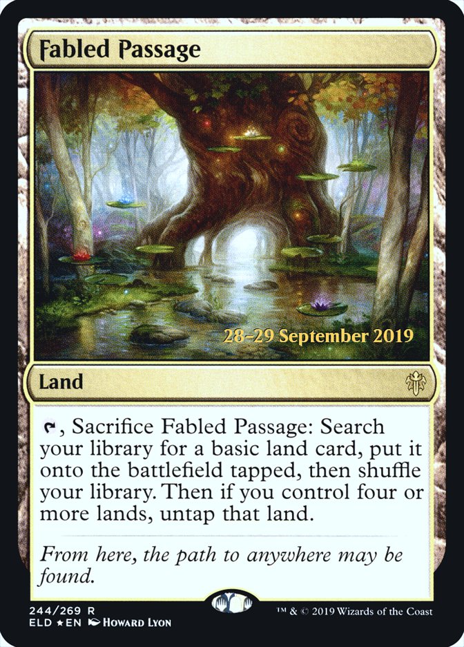 Fabled Passage [Throne of Eldraine Prerelease Promos] | Galaxy Games LLC