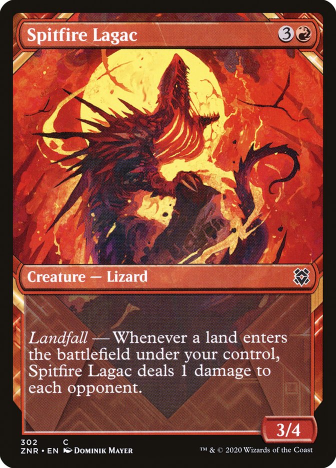 Spitfire Lagac (Showcase) [Zendikar Rising] | Galaxy Games LLC