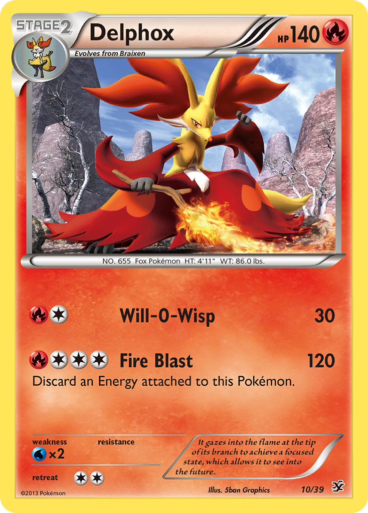 Delphox (10/39) [XY: Kalos Starter Set] | Galaxy Games LLC