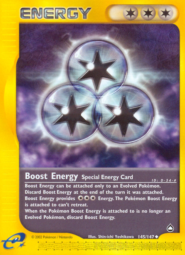 Boost Energy (145/147) [Aquapolis] | Galaxy Games LLC