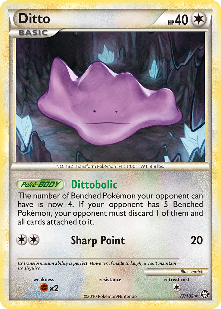 Ditto (17/102) [HeartGold & SoulSilver: Triumphant] | Galaxy Games LLC