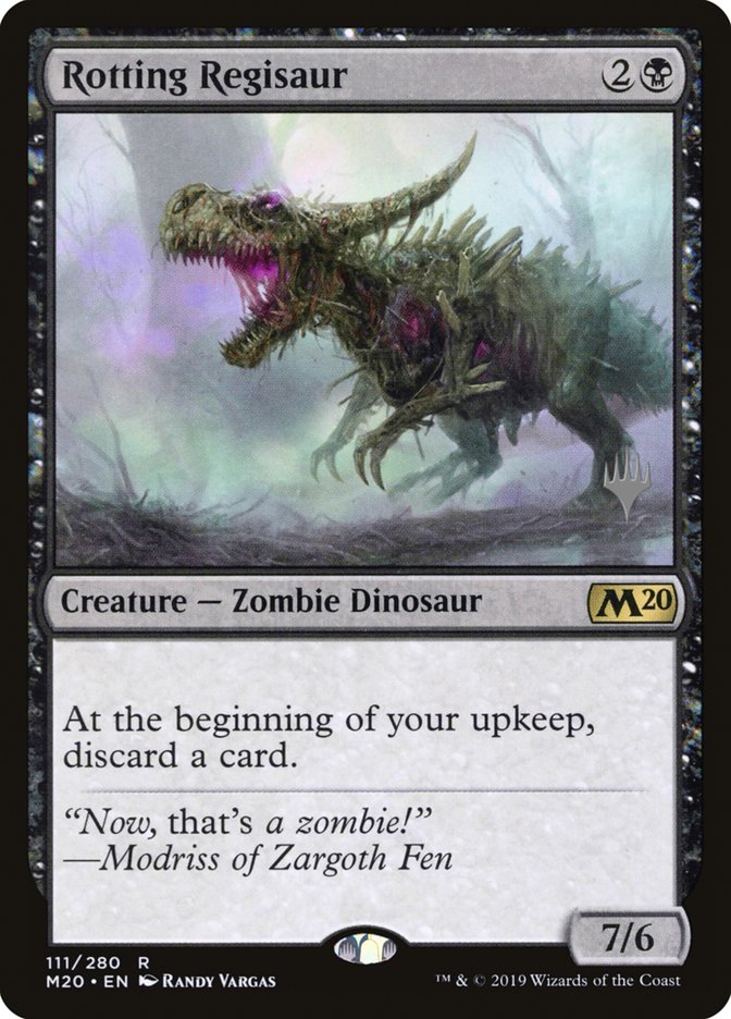 Rotting Regisaur (Promo Pack) [Core Set 2020 Promos] | Galaxy Games LLC