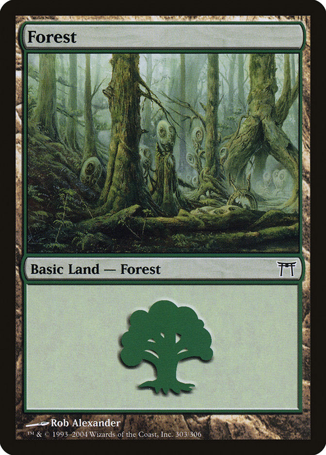 Forest (303) [Champions of Kamigawa] | Galaxy Games LLC