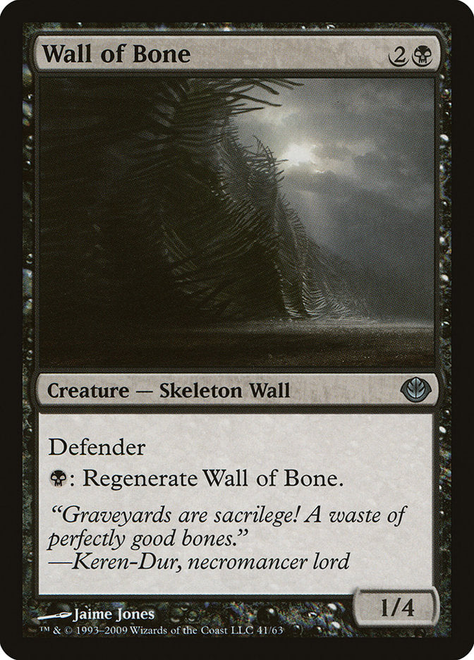 Wall of Bone [Duel Decks: Garruk vs. Liliana] | Galaxy Games LLC