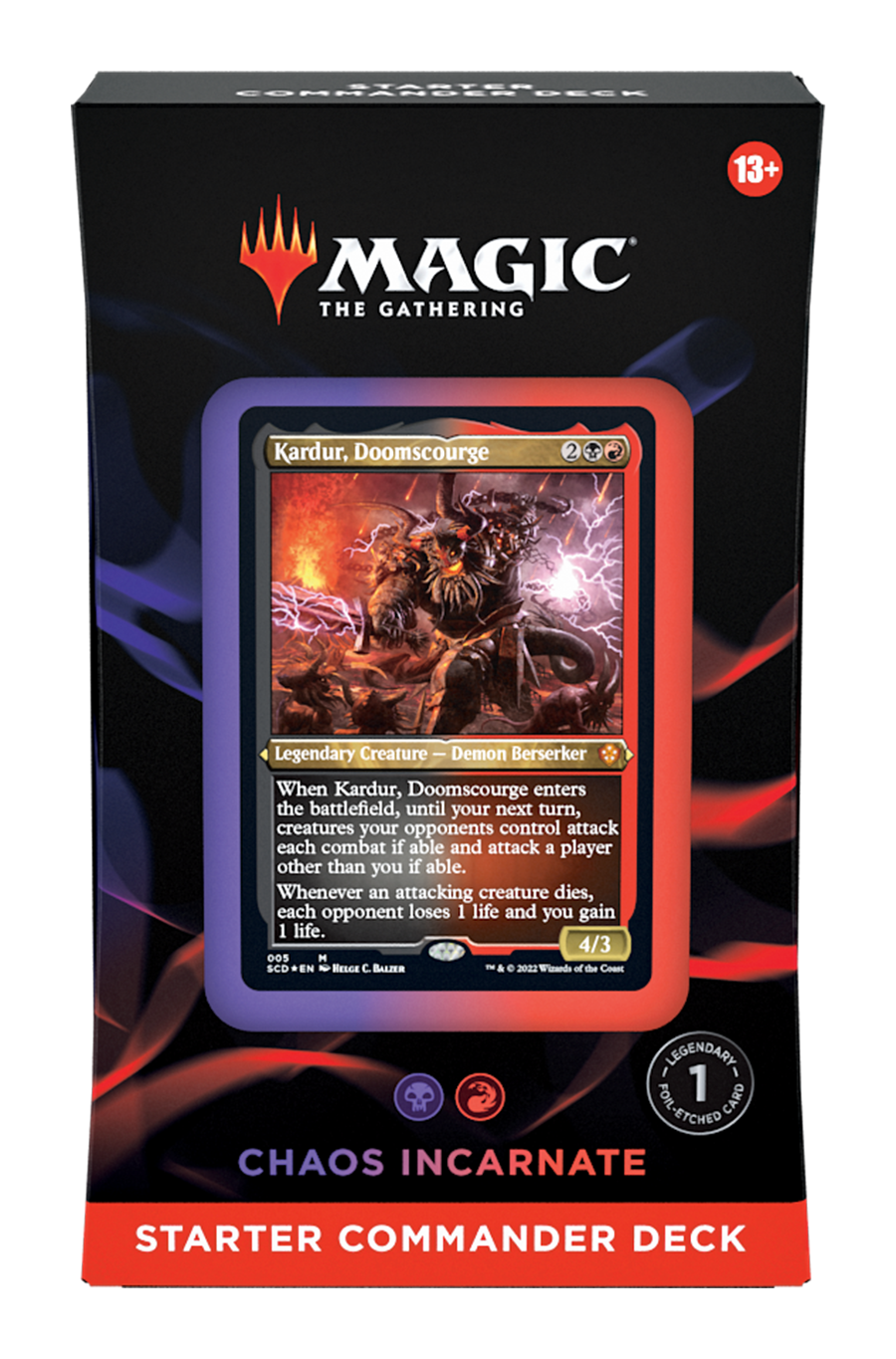 Starter Commander Deck (Chaos Incarnate) | Galaxy Games LLC