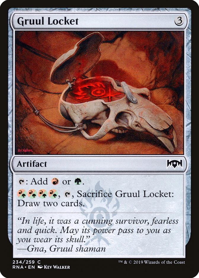 Gruul Locket [Ravnica Allegiance] | Galaxy Games LLC