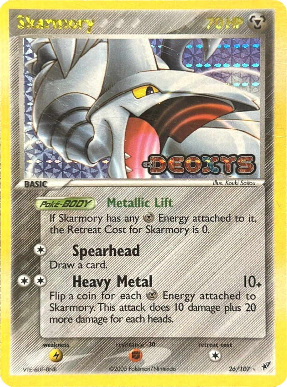 Skarmory (26/107) (Stamped) [EX: Deoxys] | Galaxy Games LLC