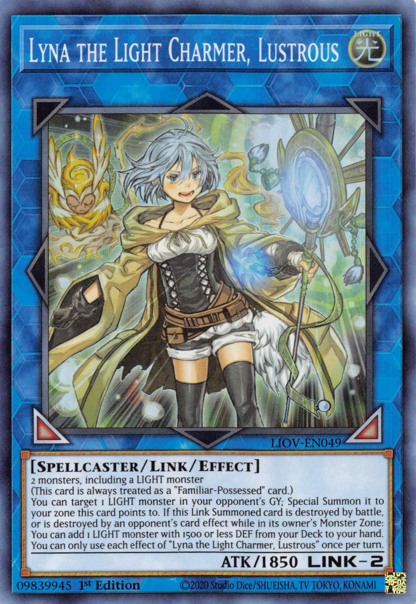 Lyna the Light Charmer, Lustrous [LIOV-EN049] Starlight Rare | Galaxy Games LLC