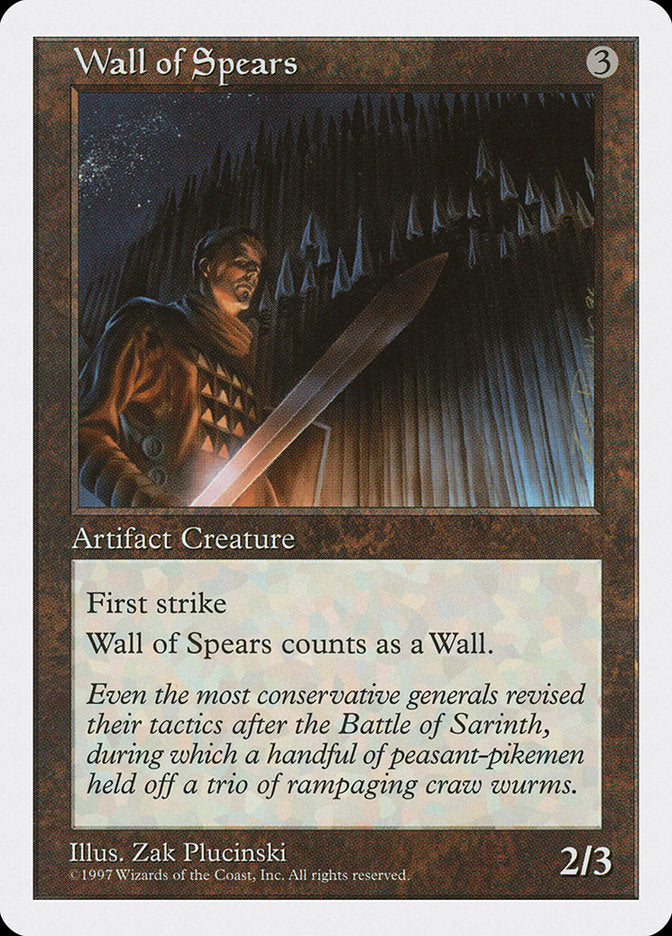 Wall of Spears [Fifth Edition] | Galaxy Games LLC