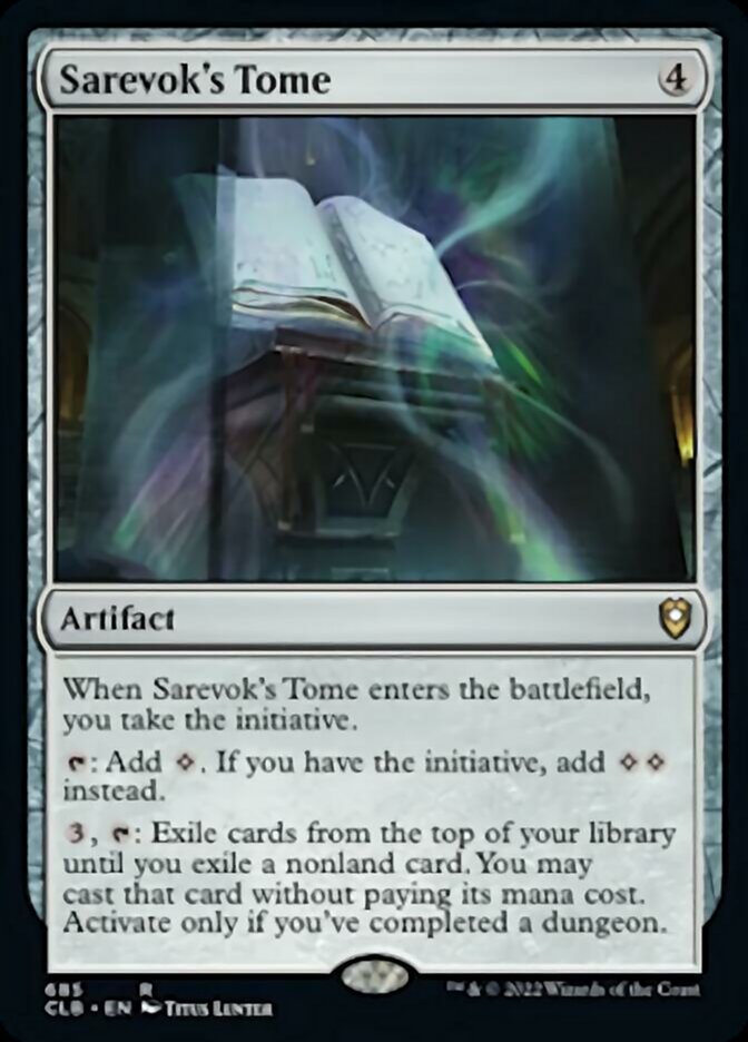 Sarevok's Tome [Commander Legends: Battle for Baldur's Gate] | Galaxy Games LLC