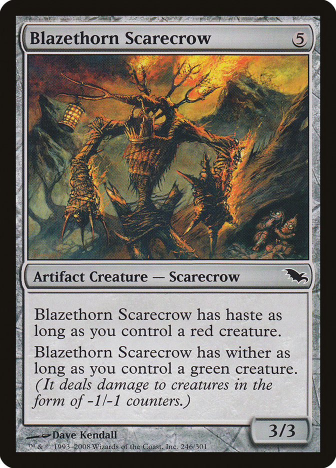 Blazethorn Scarecrow [Shadowmoor] | Galaxy Games LLC