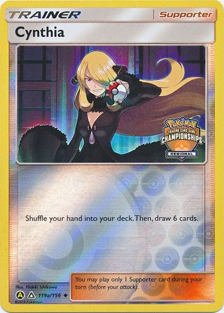 Cynthia (119a/156) (Regional Championship Promo) [Sun & Moon: Ultra Prism] | Galaxy Games LLC