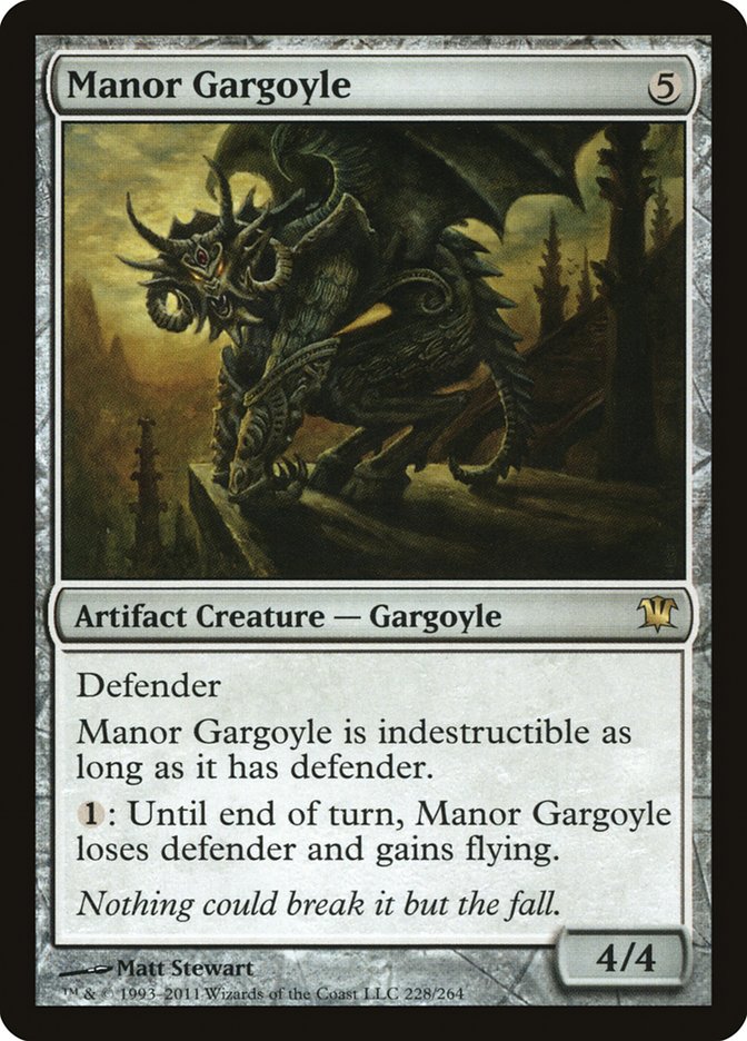 Manor Gargoyle [Innistrad] | Galaxy Games LLC
