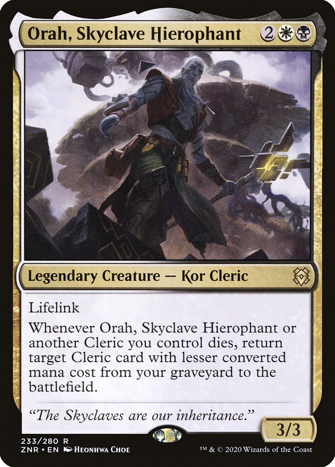 Orah, Skyclave Hierophant [Zendikar Rising] | Galaxy Games LLC