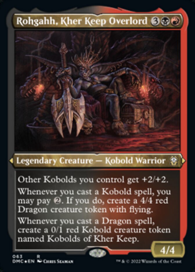 Rohgahh, Kher Keep Overlord (Foil Etched) [Dominaria United Commander] | Galaxy Games LLC