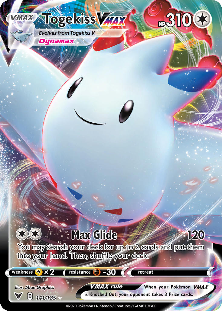 Togekiss VMAX (141/185) [Sword & Shield: Vivid Voltage] | Galaxy Games LLC