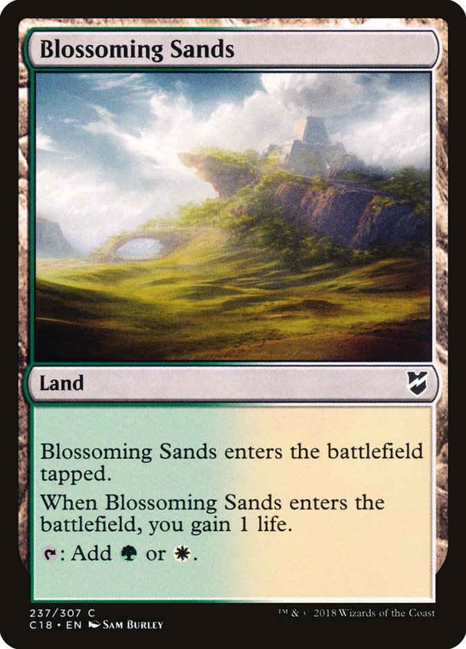 Blossoming Sands [Commander 2018] | Galaxy Games LLC