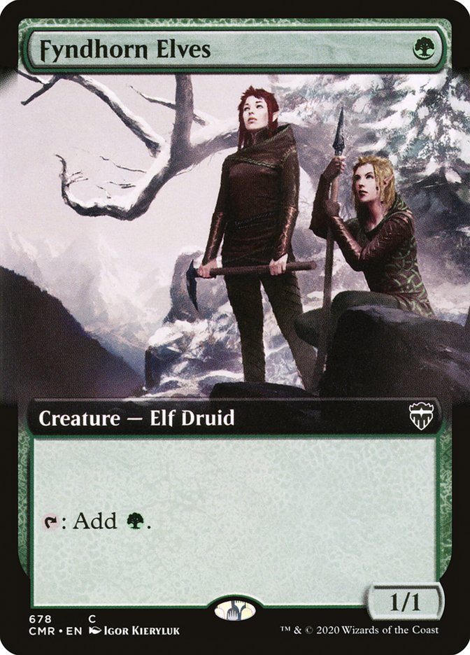 Fyndhorn Elves (Extended Art) [Commander Legends] | Galaxy Games LLC