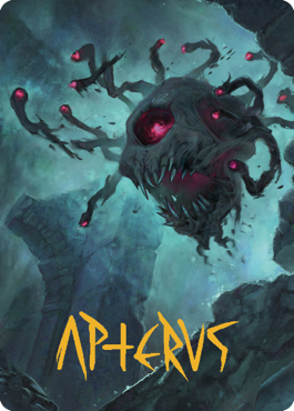 Ghastly Death Tyrant Art Card (Gold-Stamped Signature) [Commander Legends: Battle for Baldur's Gate Art Series] | Galaxy Games LLC