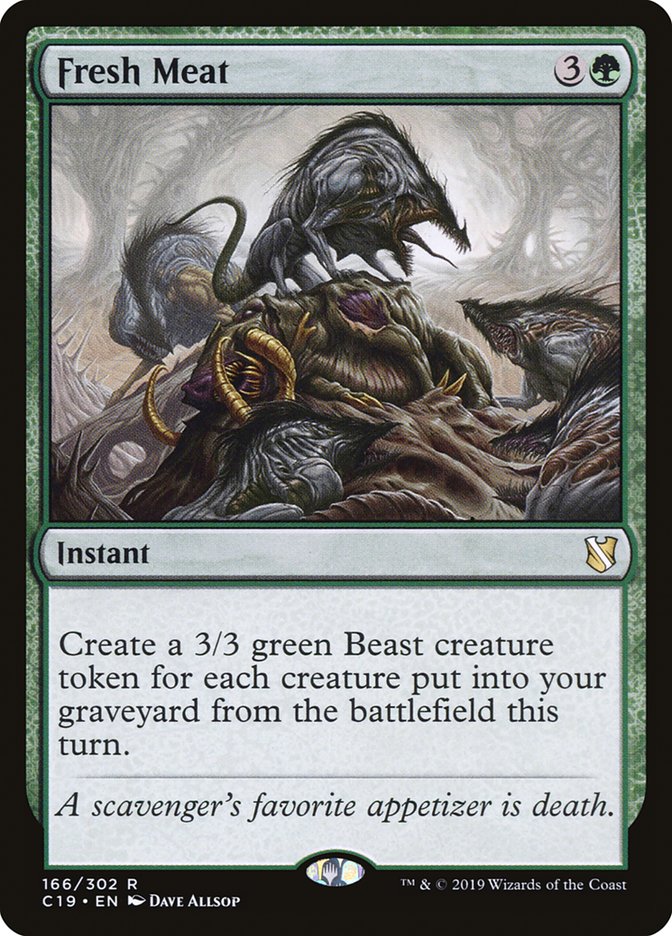 Fresh Meat [Commander 2019] | Galaxy Games LLC