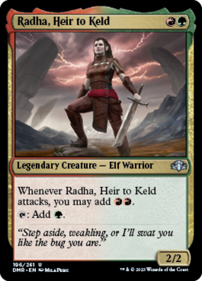 Radha, Heir to Keld [Dominaria Remastered] | Galaxy Games LLC