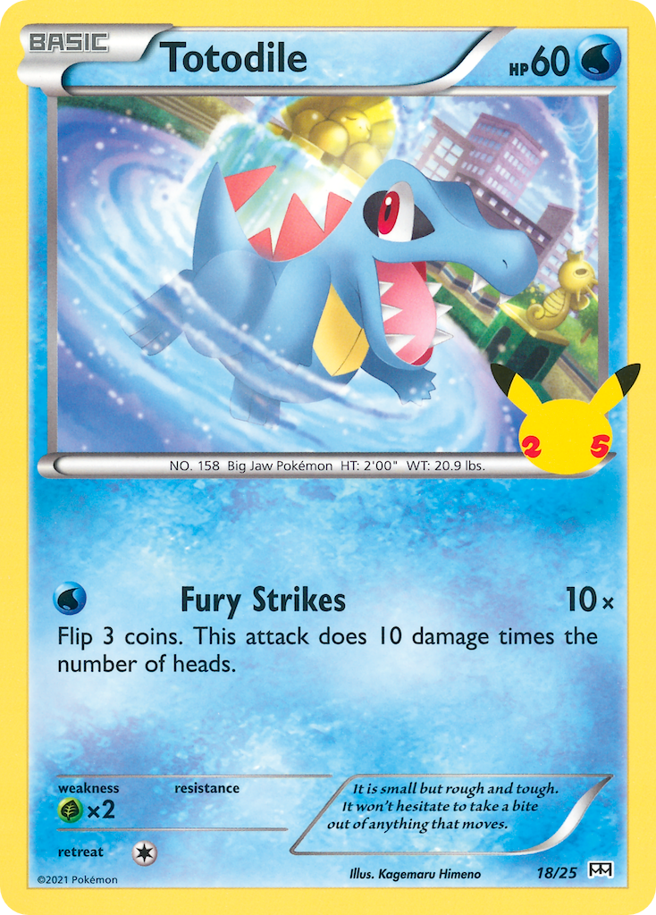 Totodile (18/25) [McDonald's 25th Anniversary] | Galaxy Games LLC