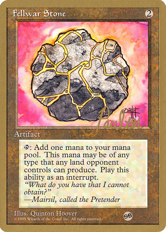 Fellwar Stone (Preston Poulter) (SB) [Pro Tour Collector Set] | Galaxy Games LLC
