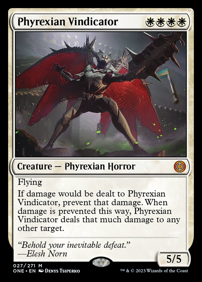 Phyrexian Vindicator [Phyrexia: All Will Be One] | Galaxy Games LLC