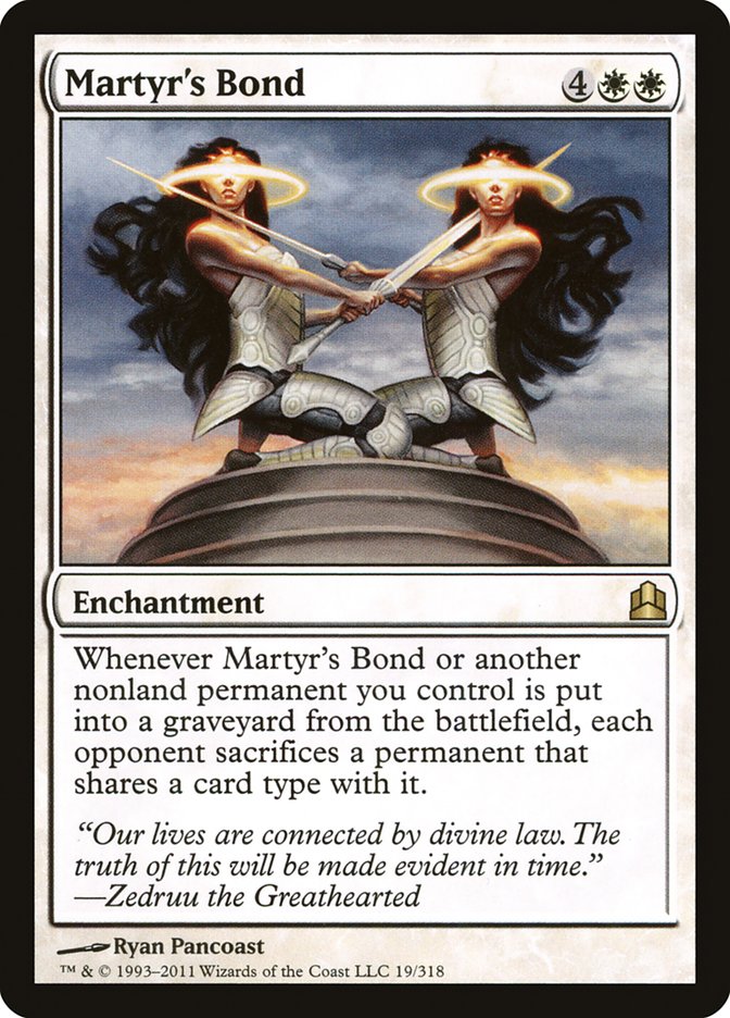 Martyr's Bond [Commander 2011] | Galaxy Games LLC