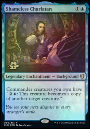 Shameless Charlatan [Commander Legends: Battle for Baldur's Gate Prerelease Promos] | Galaxy Games LLC