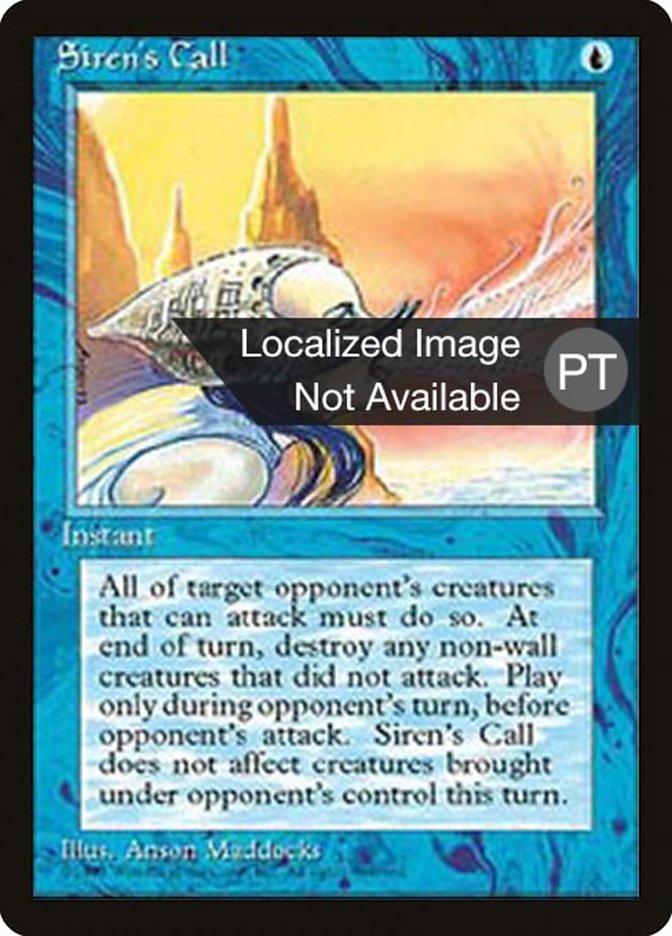 Siren's Call [Fourth Edition (Foreign Black Border)] | Galaxy Games LLC