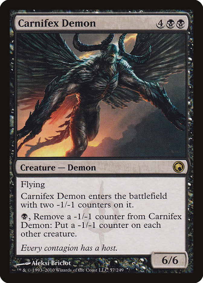 Carnifex Demon [Scars of Mirrodin] | Galaxy Games LLC