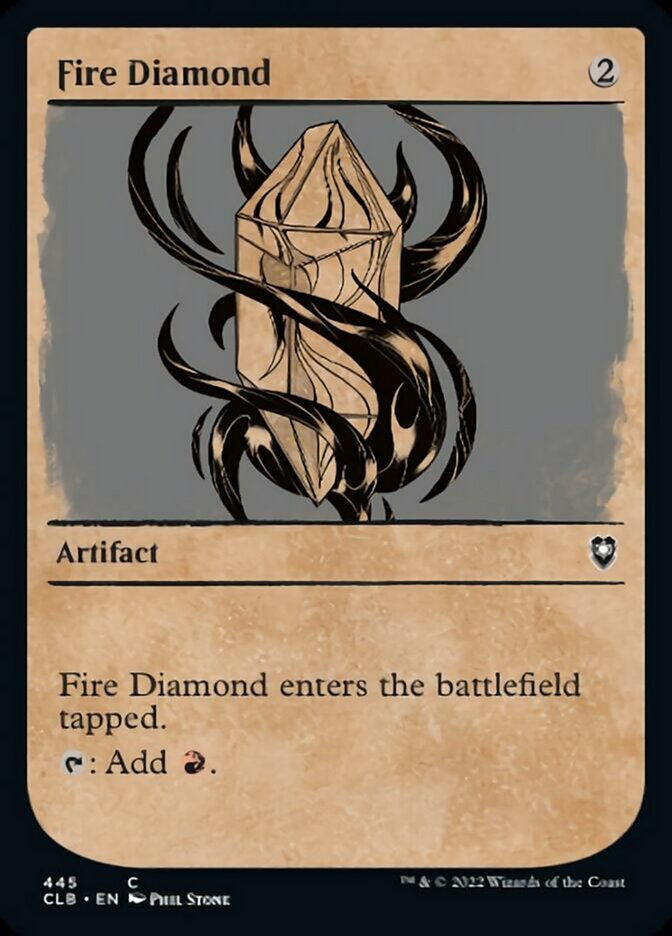 Fire Diamond (Showcase) [Commander Legends: Battle for Baldur's Gate] | Galaxy Games LLC