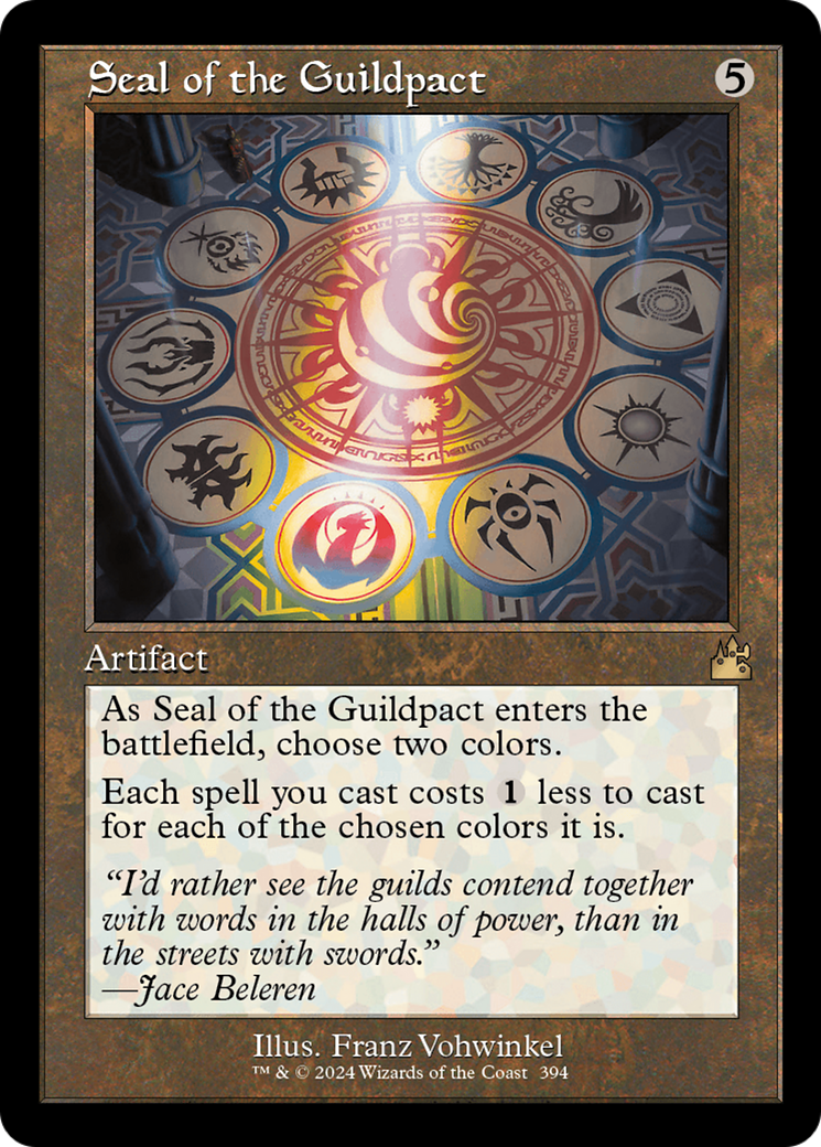 Seal of the Guildpact (Retro Frame) [Ravnica Remastered] | Galaxy Games LLC