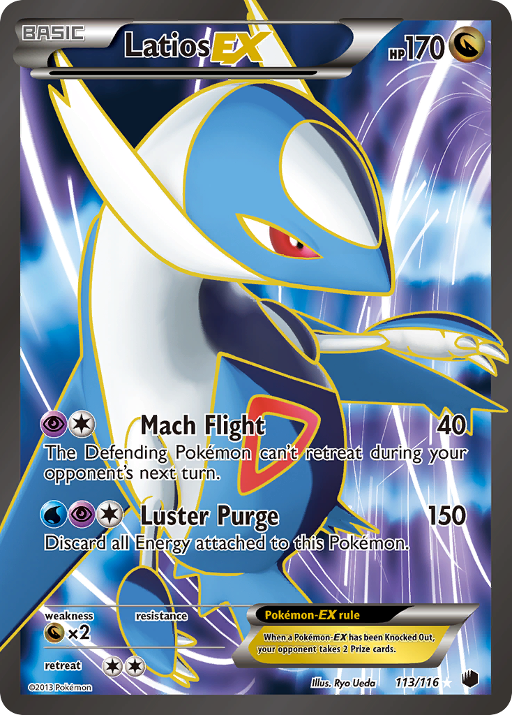 Latios EX (113/116) [Black & White: Plasma Freeze] | Galaxy Games LLC