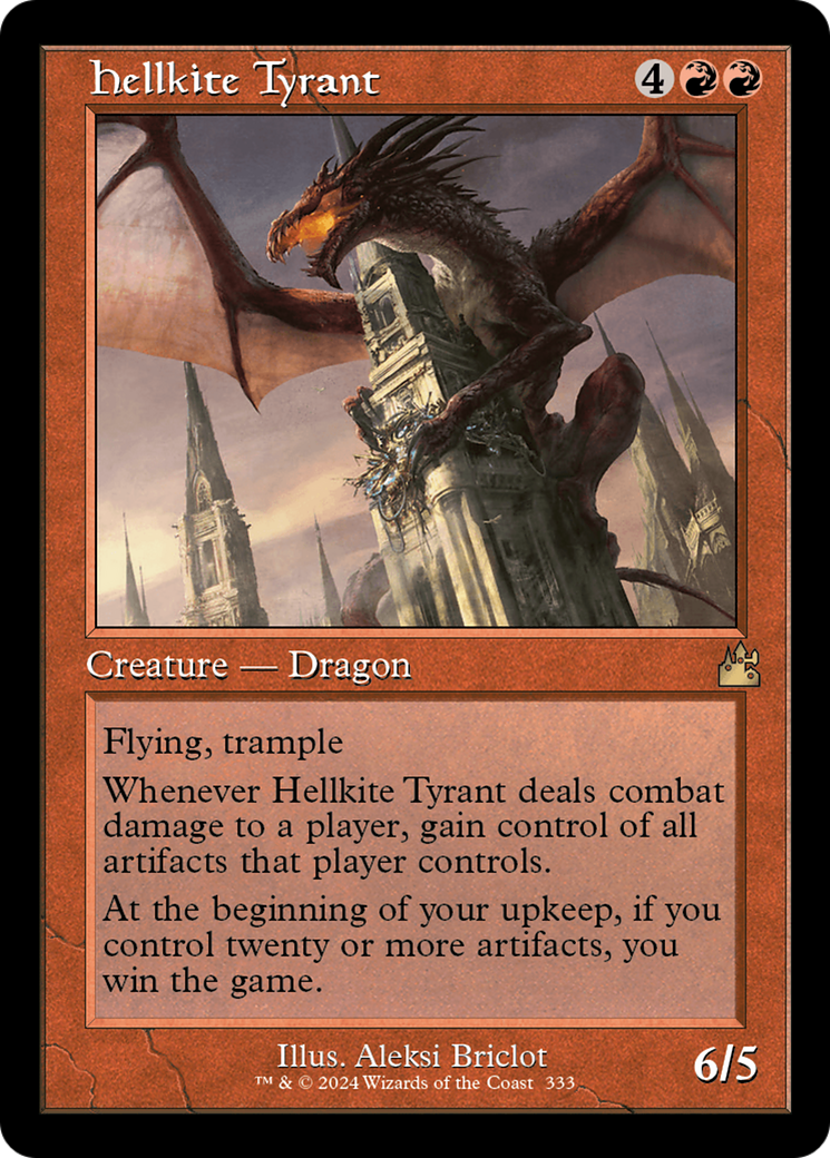 Hellkite Tyrant (Retro Frame) [Ravnica Remastered] | Galaxy Games LLC