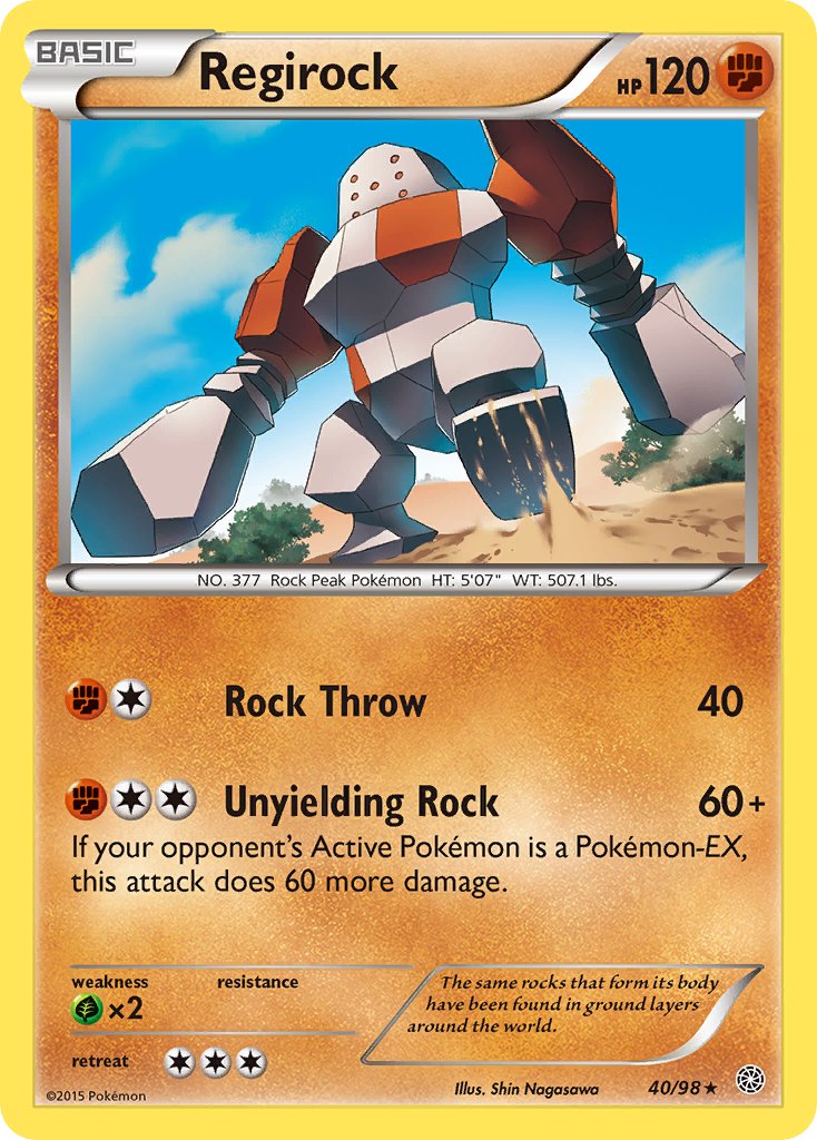 Regirock (40/98) (Theme Deck Exclusive) [XY: Ancient Origins] | Galaxy Games LLC