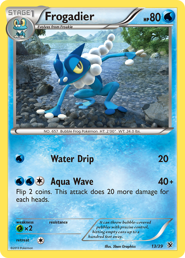 Frogadier (13/39) [XY: Kalos Starter Set] | Galaxy Games LLC