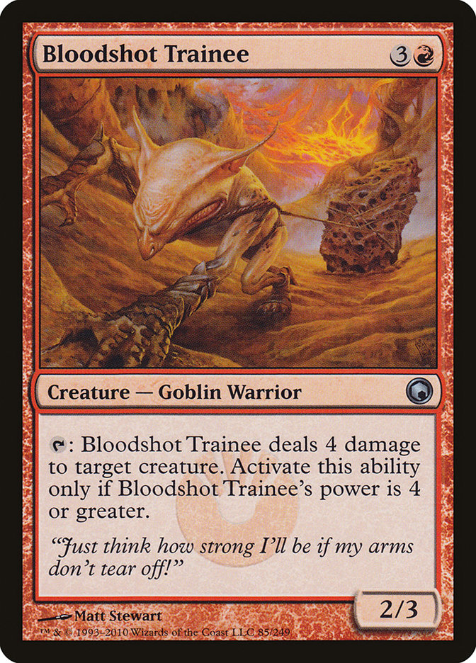 Bloodshot Trainee [Scars of Mirrodin] | Galaxy Games LLC