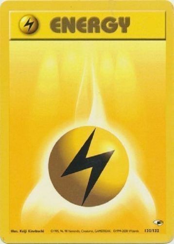 Lightning Energy (130/132) [Gym Heroes Unlimited] | Galaxy Games LLC