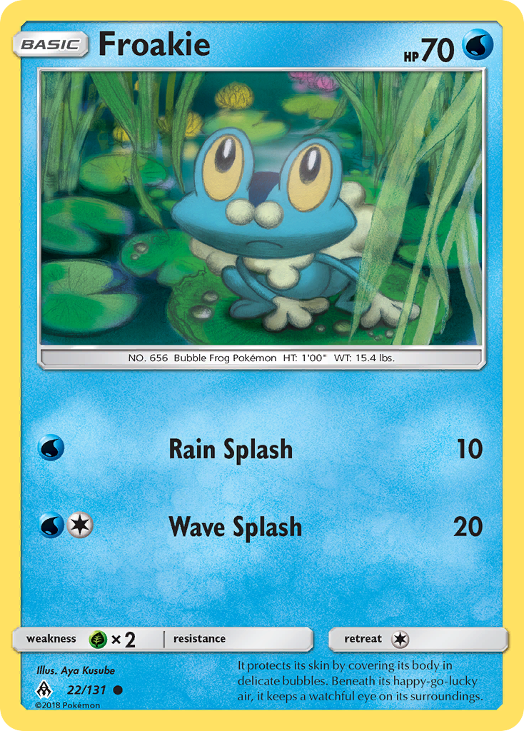 Froakie (22/131) [Sun & Moon: Forbidden Light] | Galaxy Games LLC