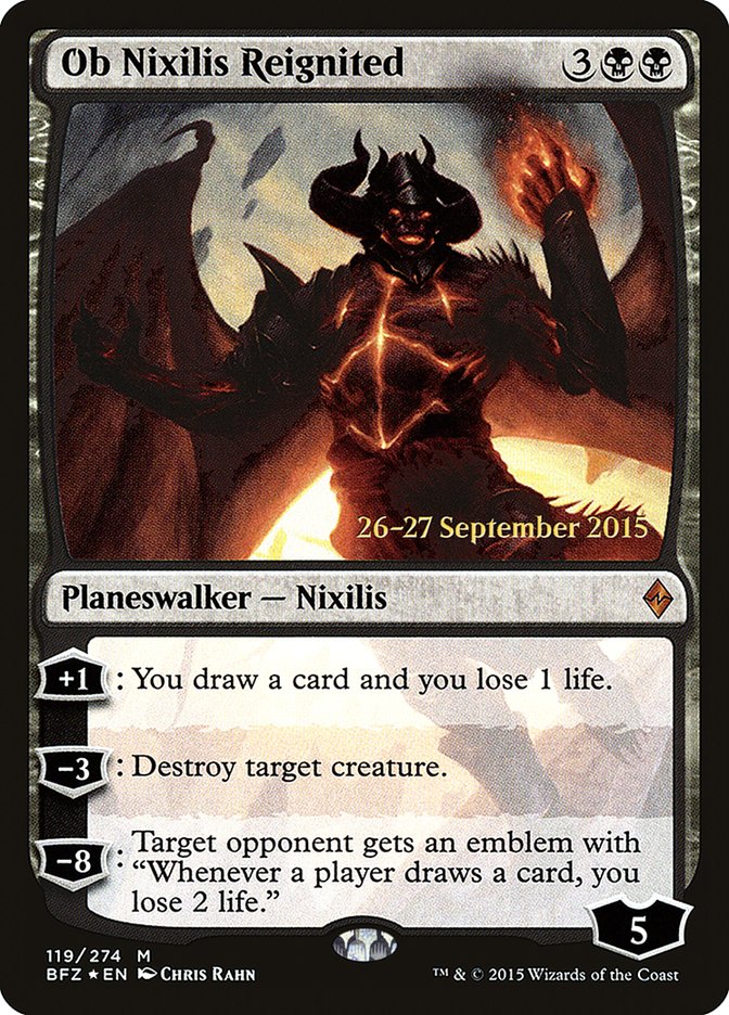 Ob Nixilis Reignited [Battle for Zendikar Prerelease Promos] | Galaxy Games LLC