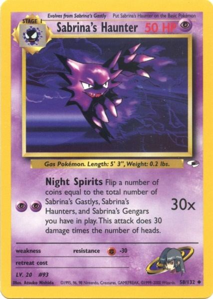 Sabrina's Haunter (58/132) [Gym Heroes Unlimited] | Galaxy Games LLC