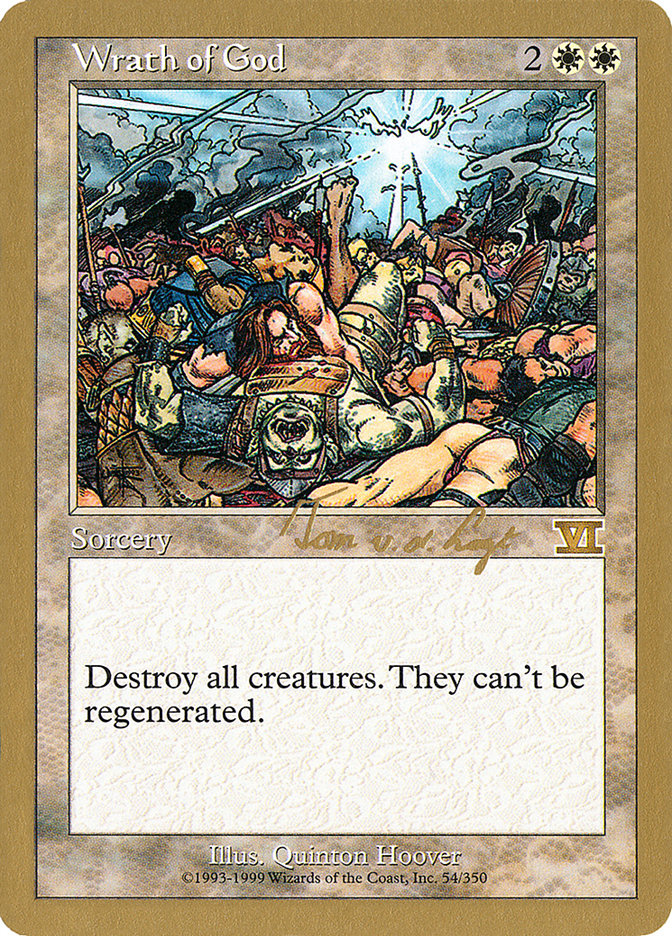 Wrath of God (Tom van de Logt) [World Championship Decks 2000] | Galaxy Games LLC