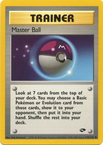 Master Ball (116/132) [Gym Challenge Unlimited] | Galaxy Games LLC