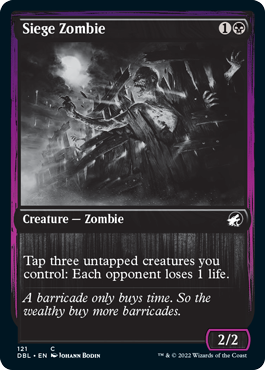 Siege Zombie [Innistrad: Double Feature] | Galaxy Games LLC