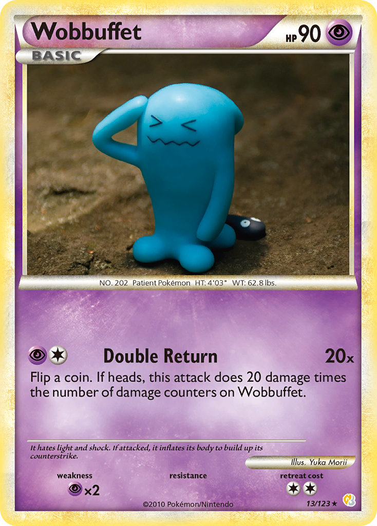 Wobbuffet (13/123) [HeartGold & SoulSilver: Base Set] | Galaxy Games LLC