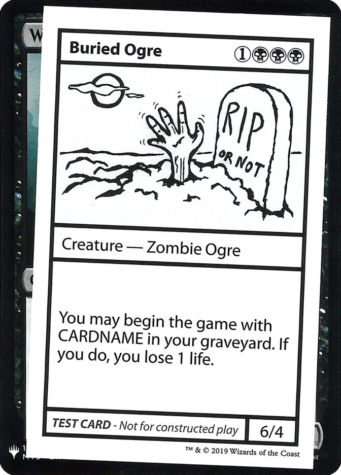 Buried Ogre [Mystery Booster Playtest Cards] | Galaxy Games LLC